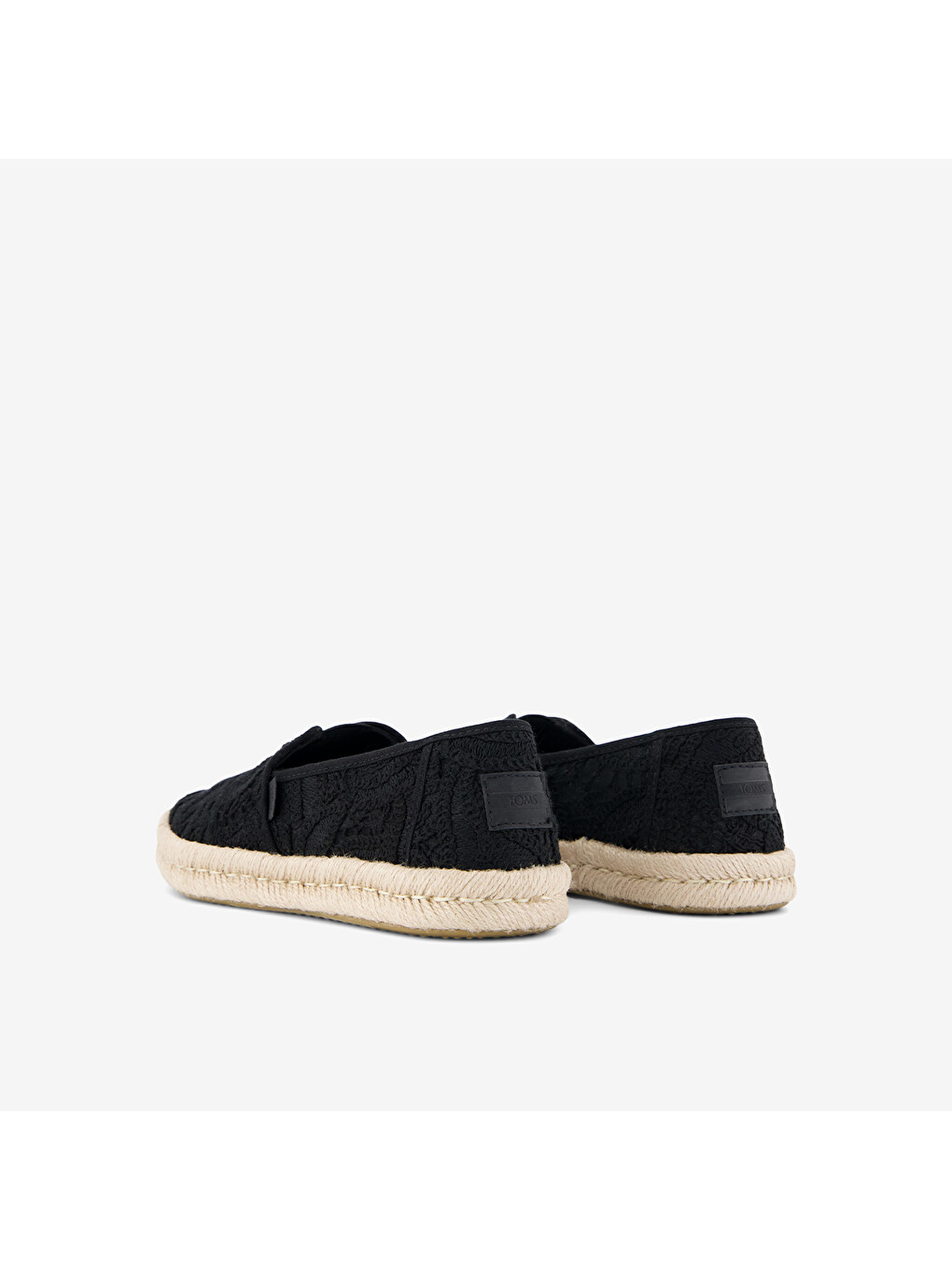 Siyah Kadın Espadril 10023030 10023026 Alpargata Rope 2.0 Floral Crochet-2