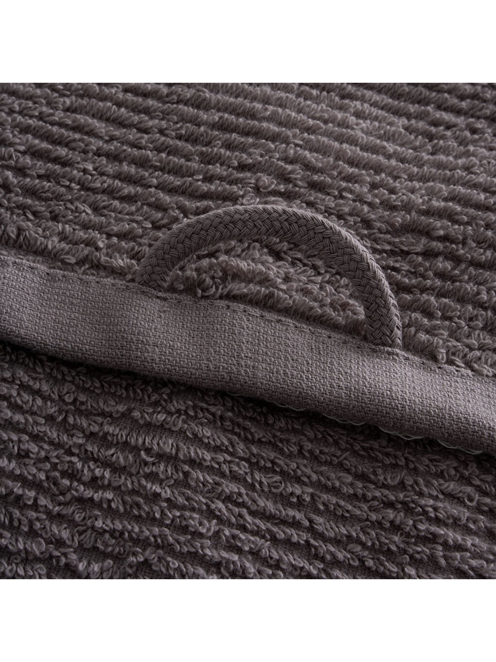 Bej Tria Banyo Havlusu %100 Pamuk Jakarlı Vizon 80x150 Cm-4