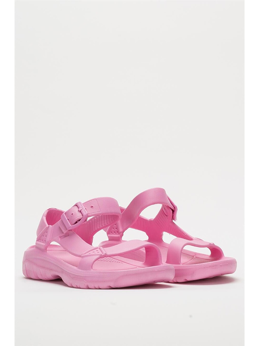 Unisex Eva Spor Kaymaz Yürüyüş Sandaleti Pembe-2