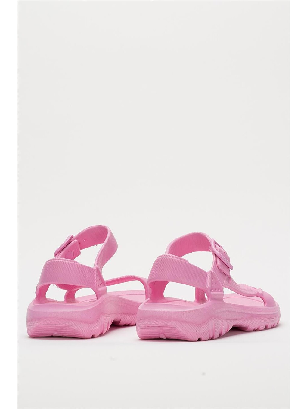 Unisex Eva Spor Kaymaz Yürüyüş Sandaleti Pembe-3