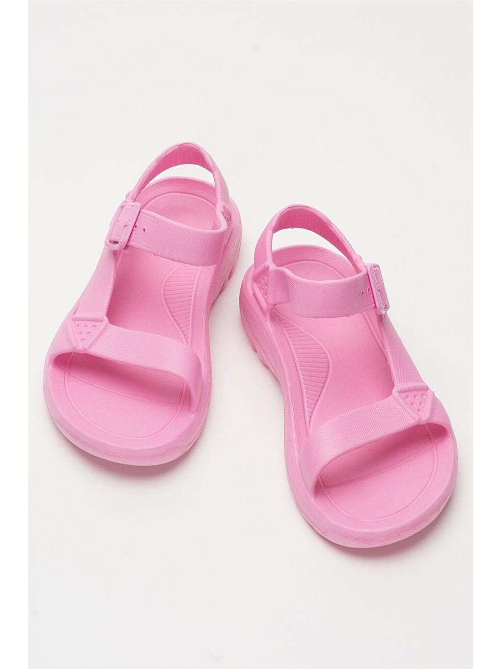 Unisex Eva Spor Kaymaz Yürüyüş Sandaleti Pembe-5