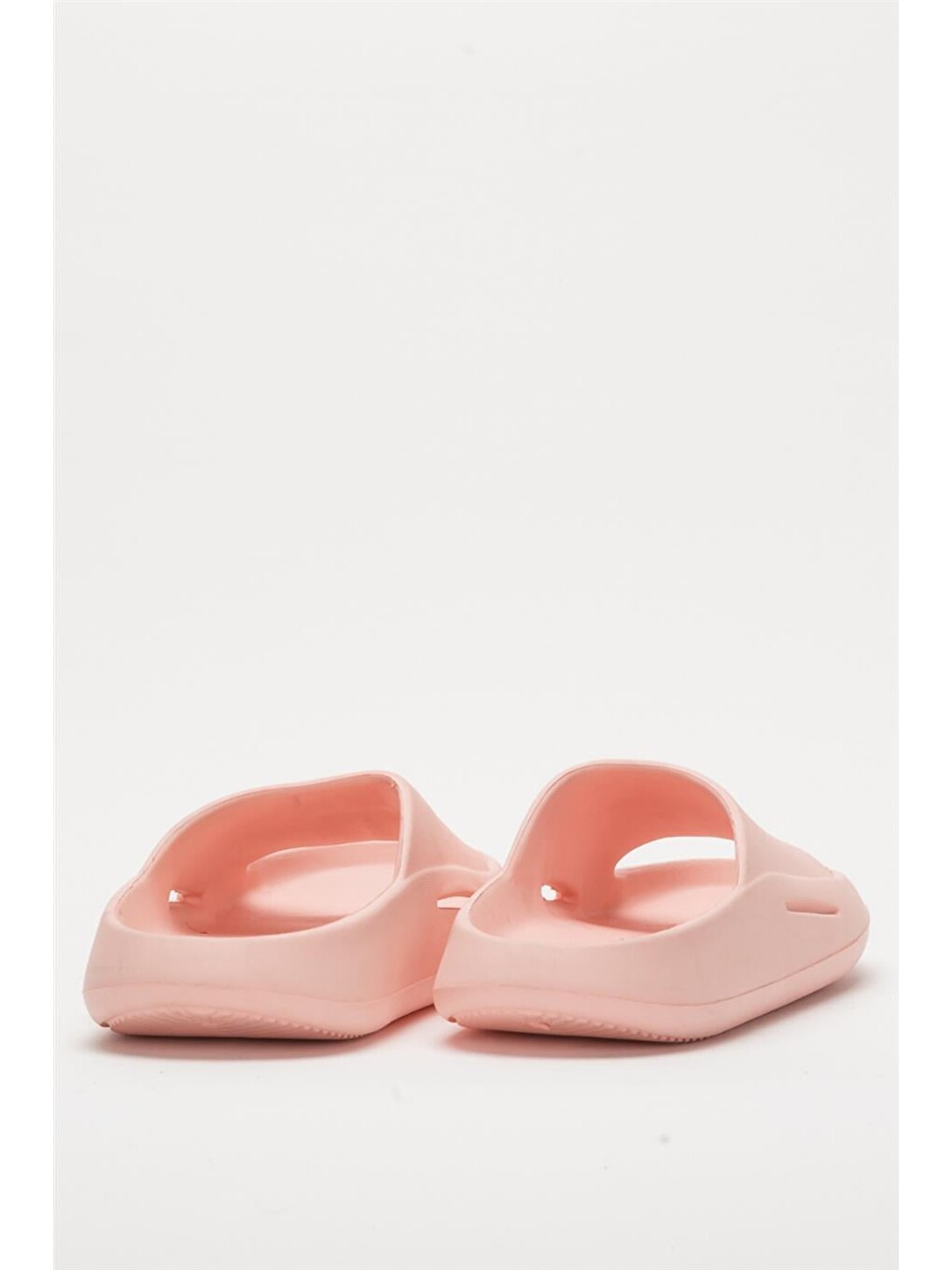 Pembe Unisex Yüksek Taban Tek Bantlı Eva Plaj Yazlık Günlükterlik Pudra-3