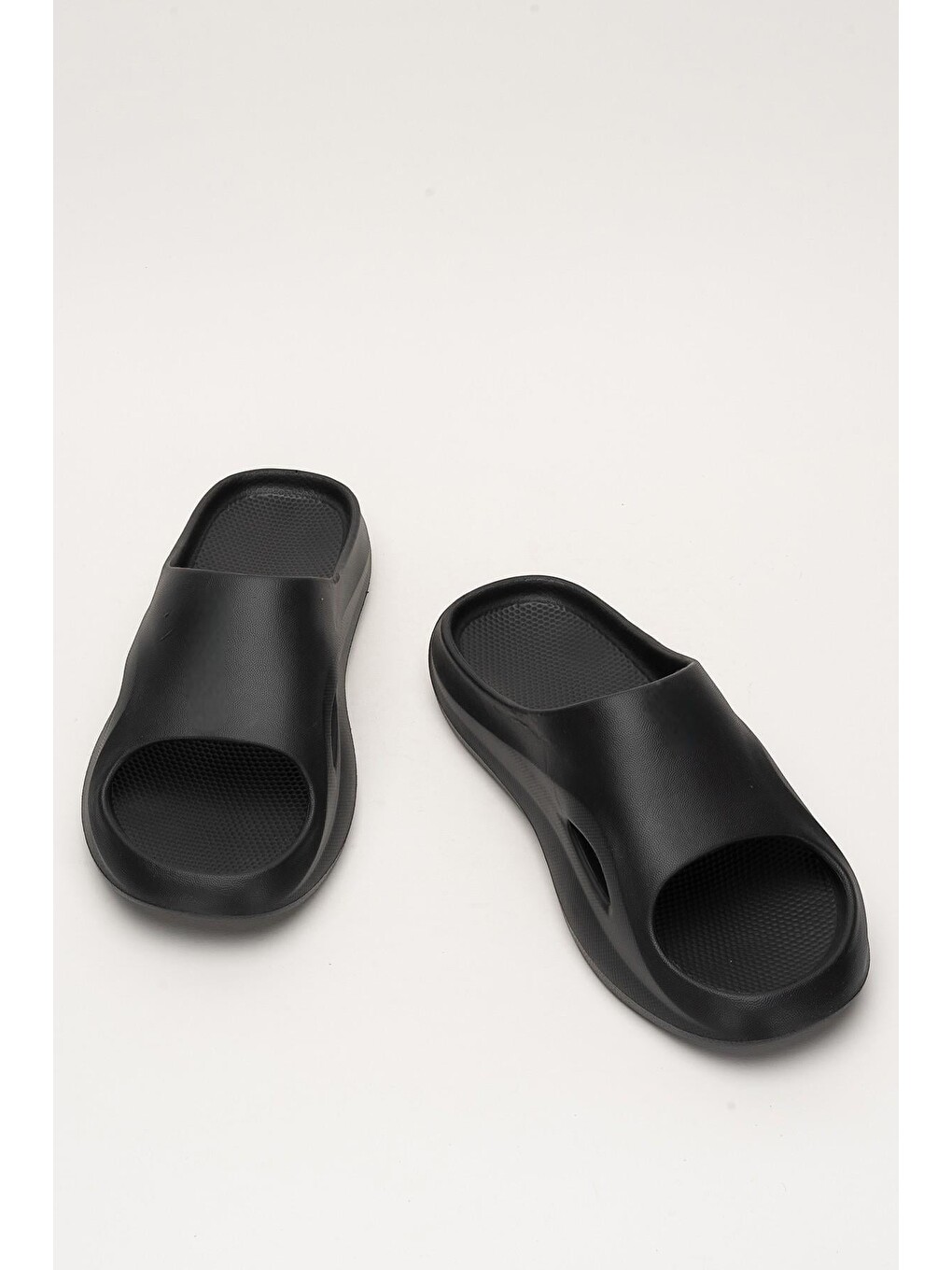 Erkek Eva Rahat Comfort Plaj Yazlık Günlükterlik Siyah-5