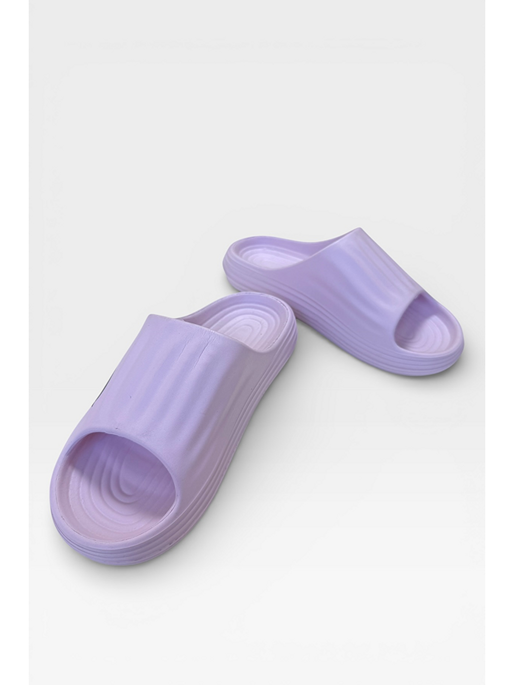 Unisex Ultra Yumuşak Taban Eva Terlik Lila-5