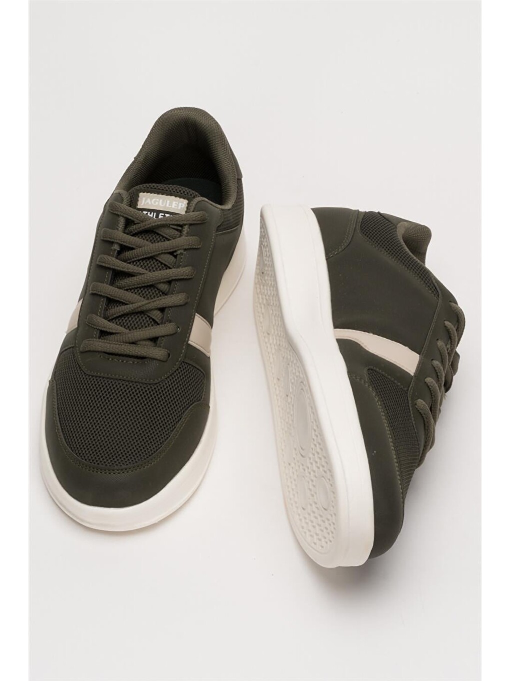 Erkek Günlük Sneaker Rahat Spor Ayakkabı Haki-12
