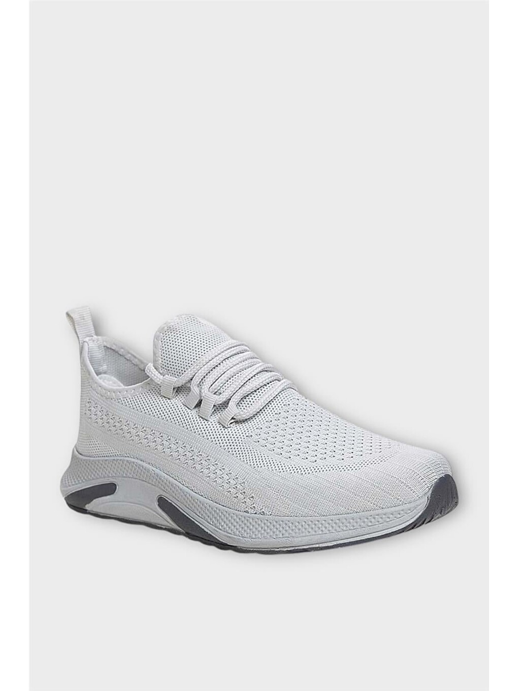 Unisex Yazlık Triko Spor Ayakkabı Gri-1