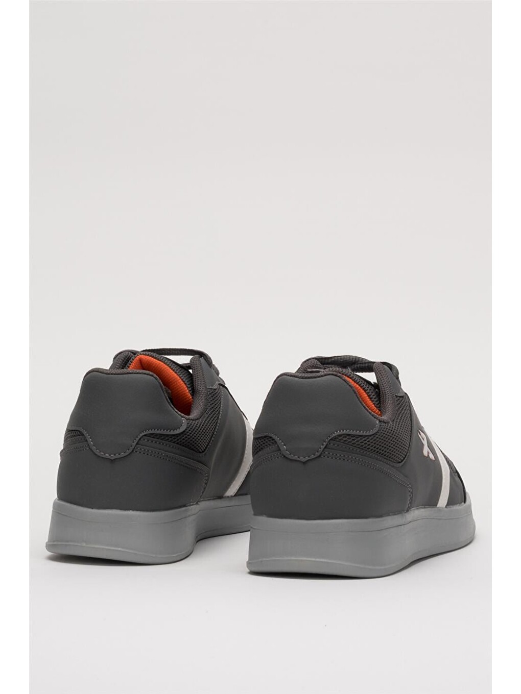 Gri Erkek Günlük Sneaker Rahat Spor Ayakkabı Füme-5