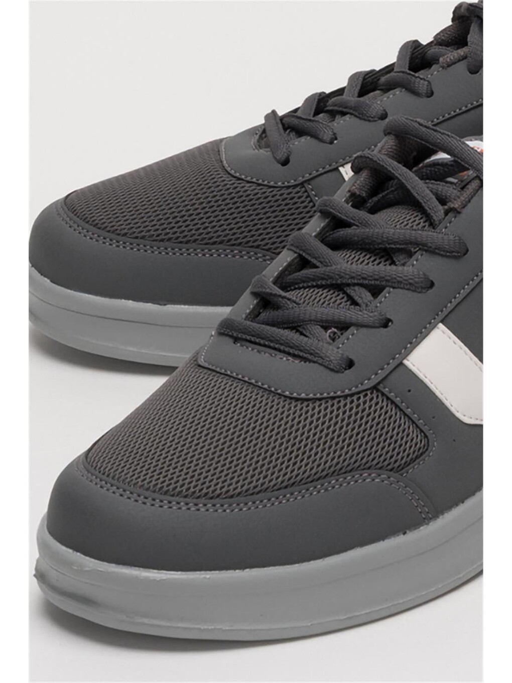 Gri Erkek Günlük Sneaker Rahat Spor Ayakkabı Füme-7