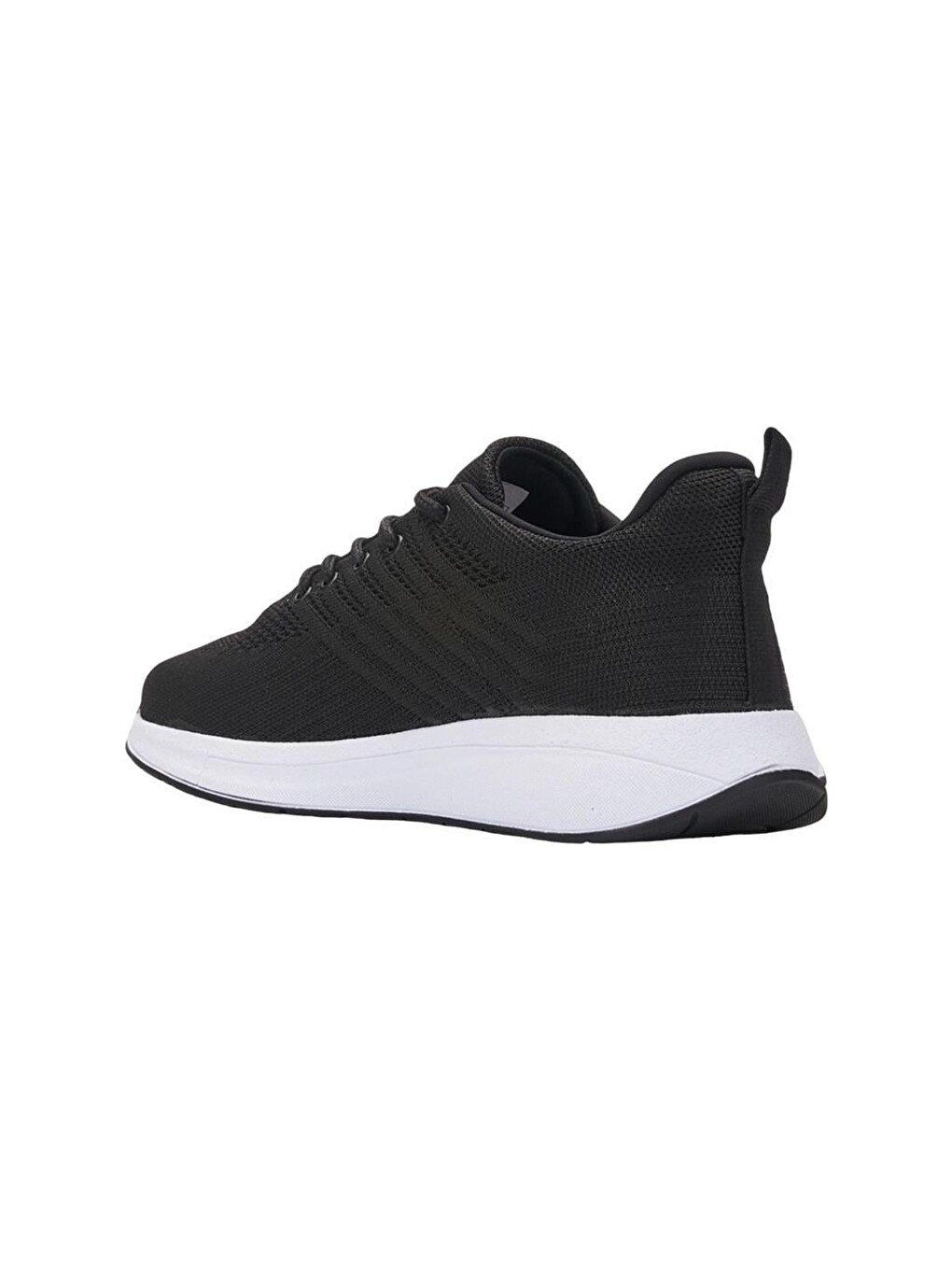Unisex Yazlık Triko Spor Ayakkabı Siyah Beyaz-5