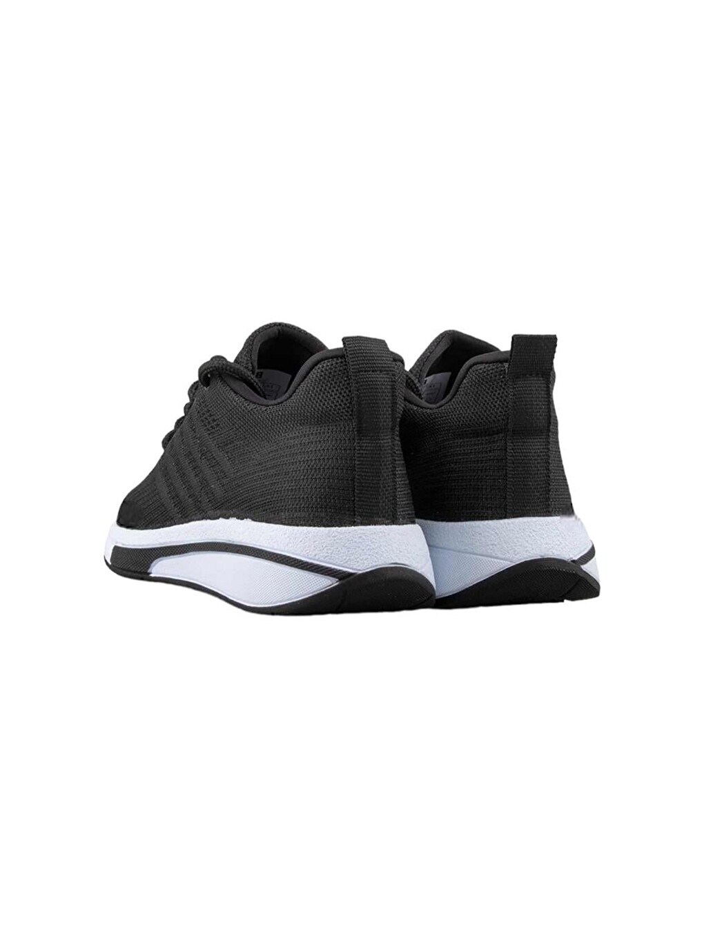 Unisex Yazlık Triko Spor Ayakkabı Siyah Beyaz-8