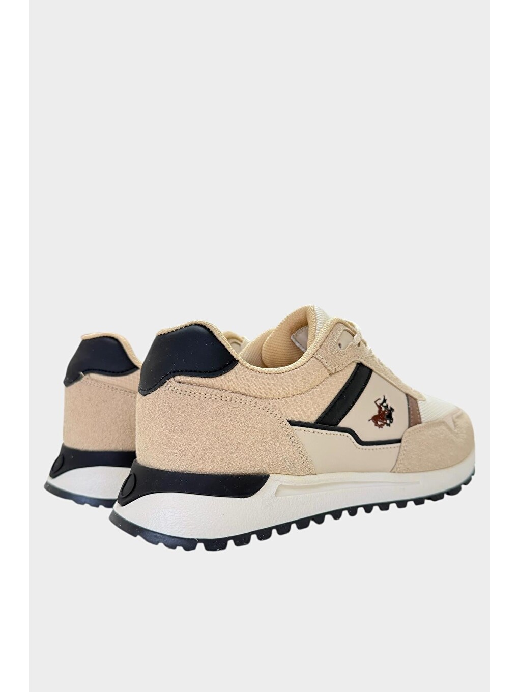 Erkek Ortopedik Günlük Yürüyüş Koşu Sneaker Spor Ayakkabı Bej-6