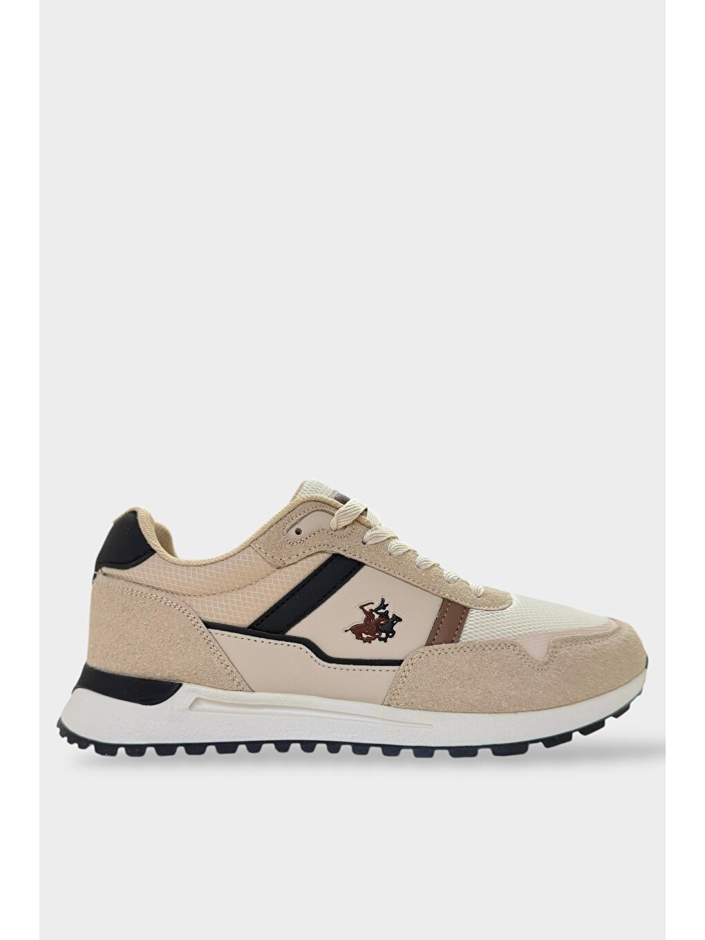 Erkek Ortopedik Günlük Yürüyüş Koşu Sneaker Spor Ayakkabı Bej-1