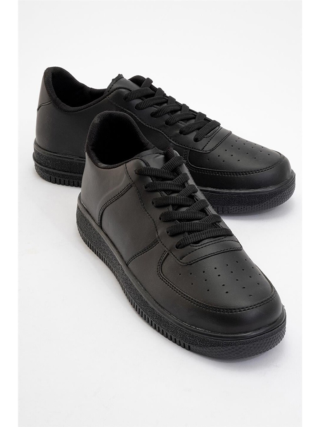Unisex Spor Sneaker Ayakkabı Siyah-2