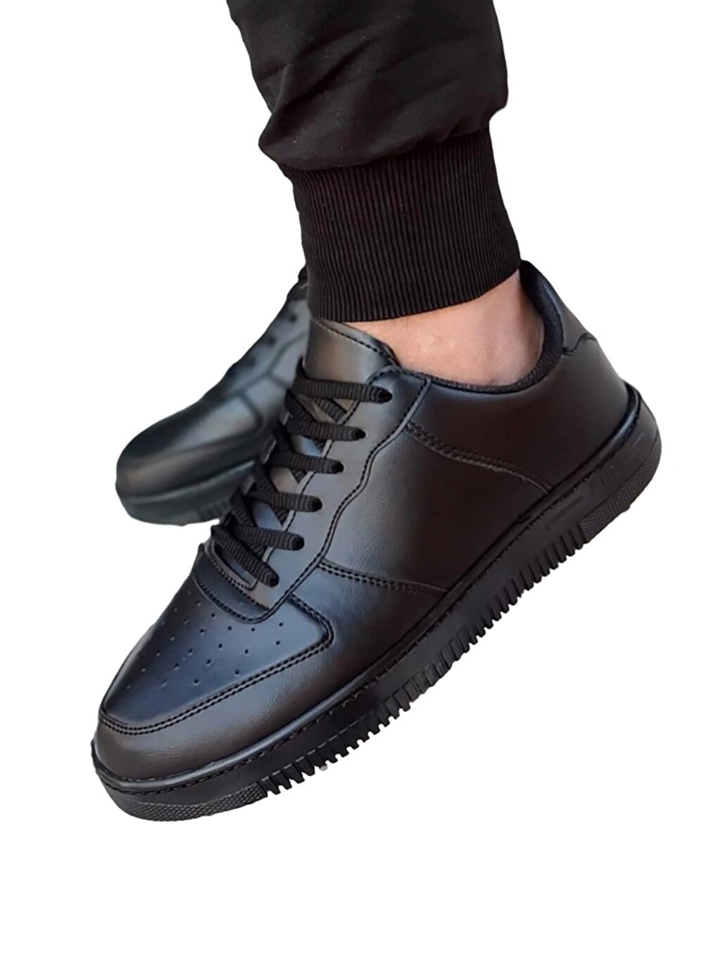 Unisex Spor Sneaker Ayakkabı Siyah-13