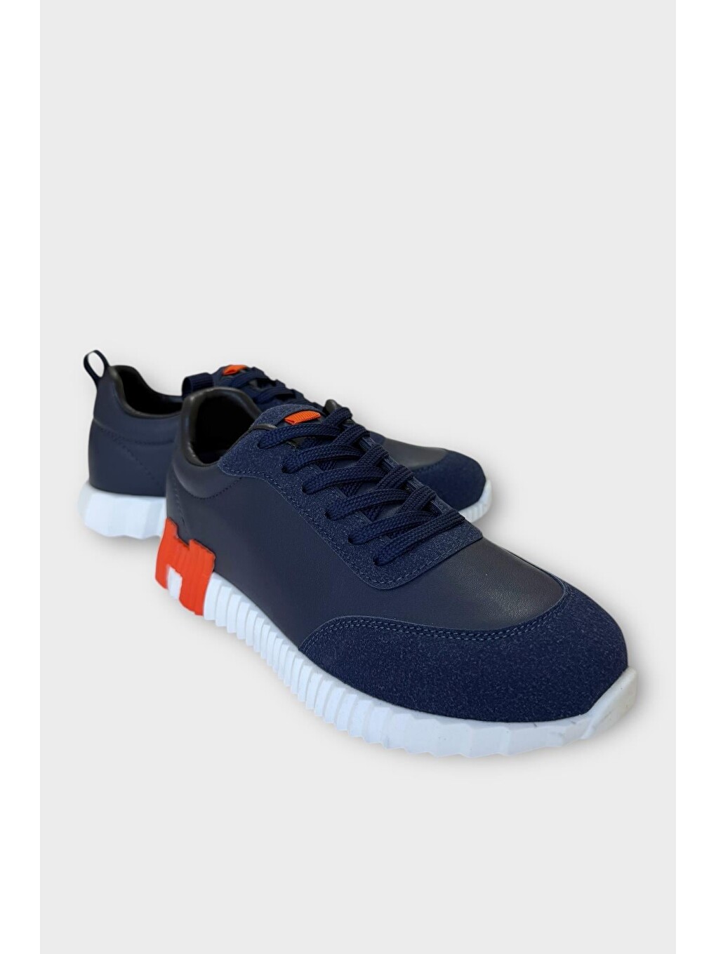 Erkek Günlük Sneaker Ayakkabı Lacivert-4