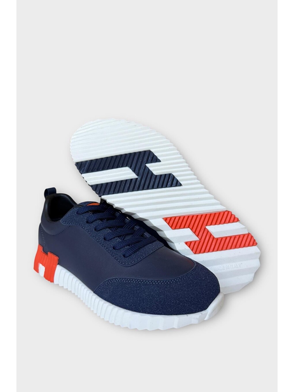 Erkek Günlük Sneaker Ayakkabı Lacivert-6