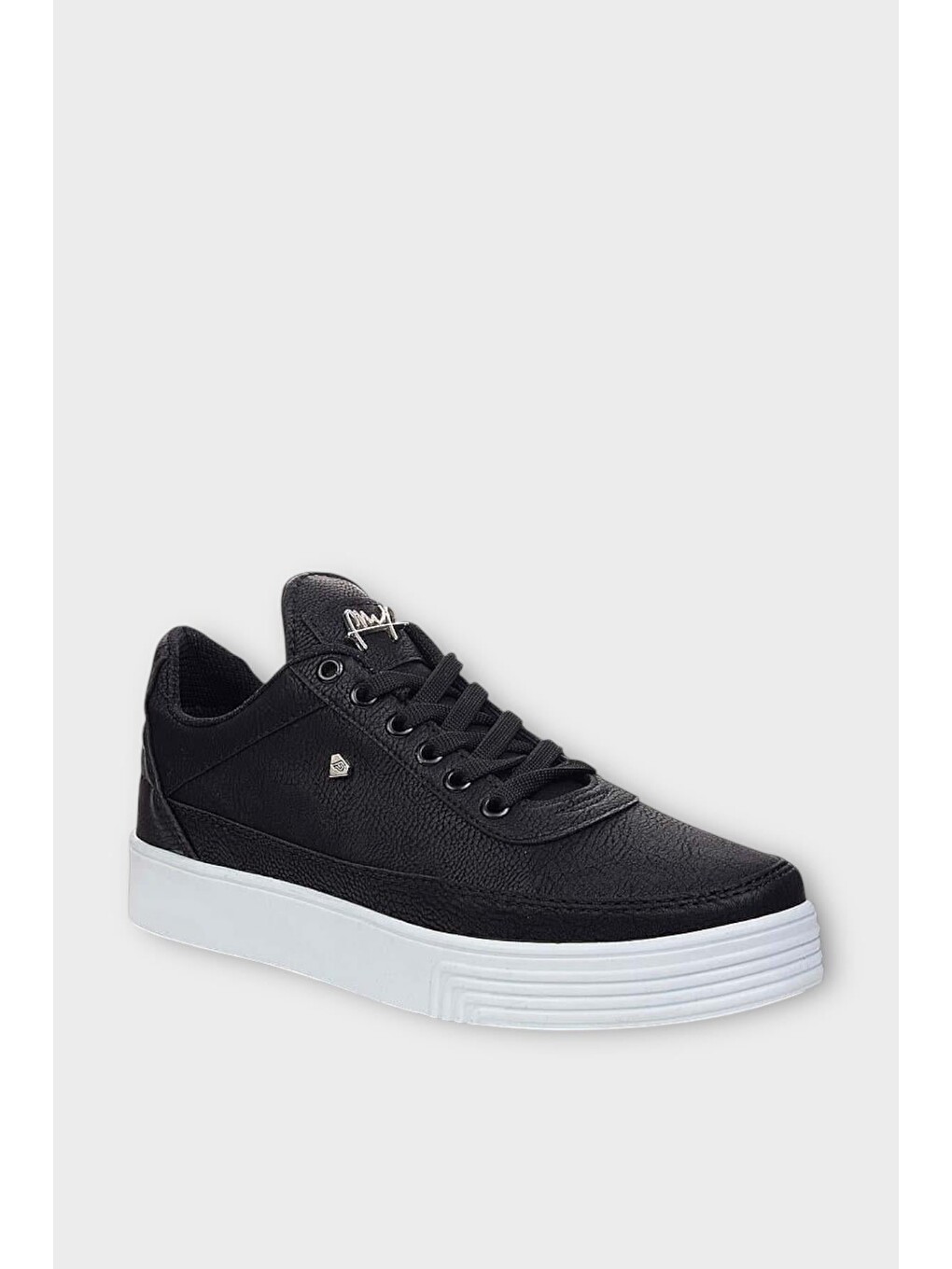 Erkek Günlük Yumuşak İç Astarlı Sneaker Spor Ayakkabı Siyah - Beyaz-2