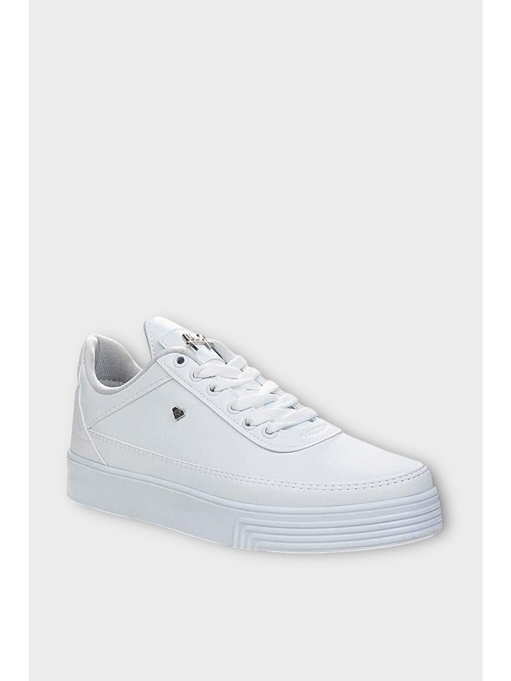 Erkek Günlük Yumuşak İç Astarlı Sneaker Spor Ayakkabı Beyaz-1