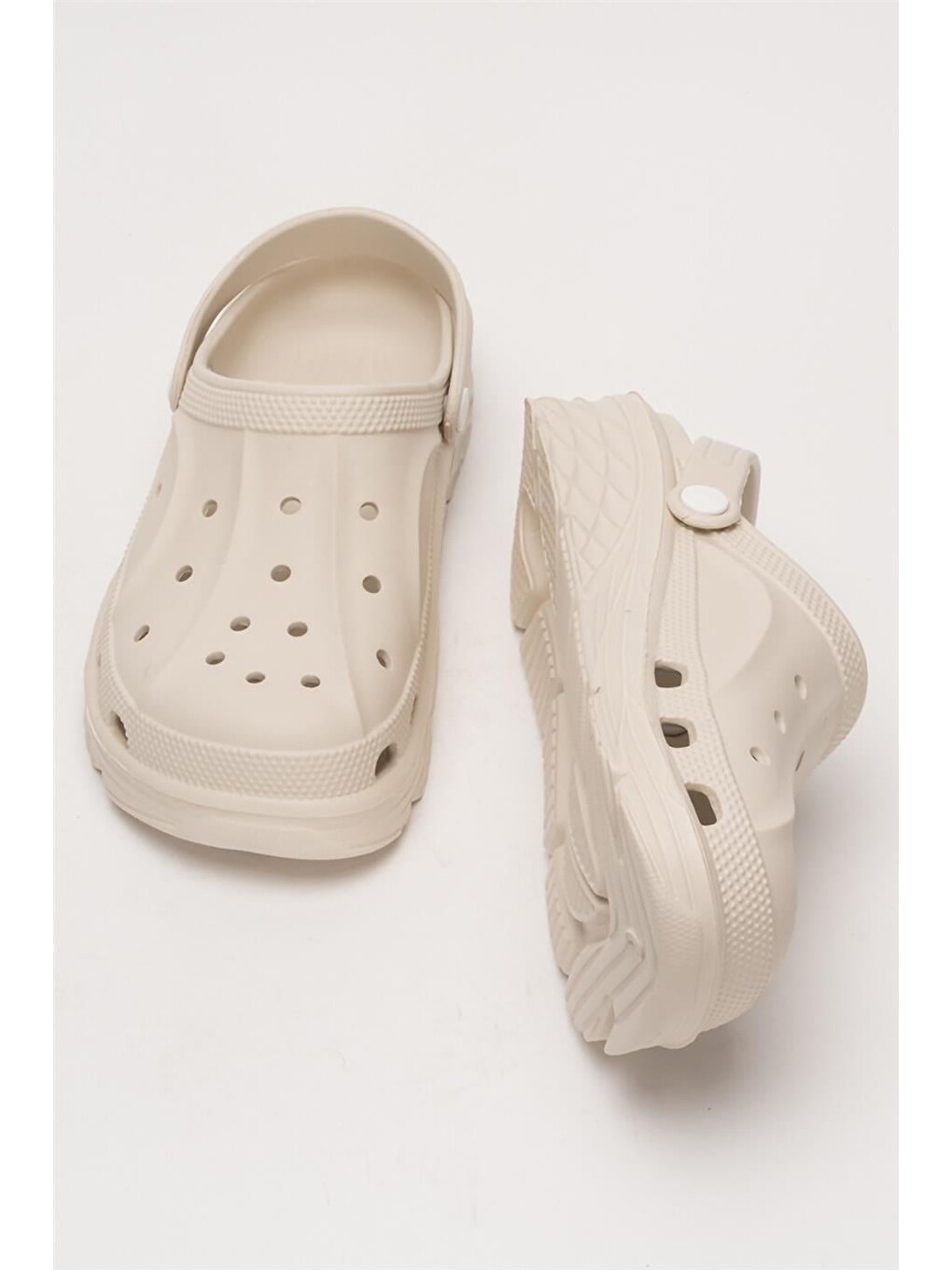 Erkek Eva Rahat Comfort Terlik Bej-6