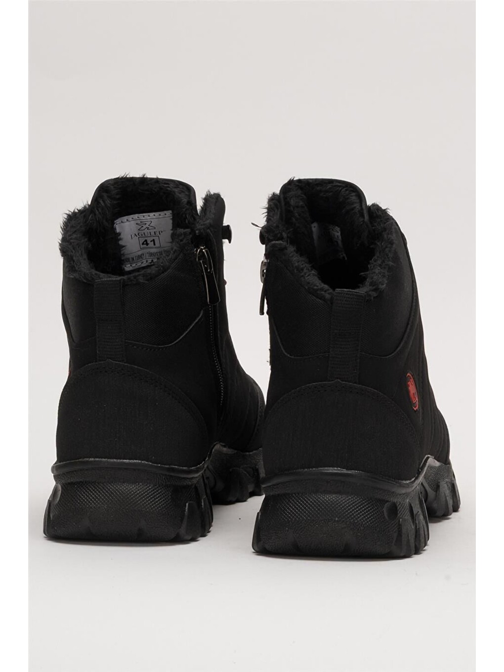 Soğuk Geçirmez Unisex Uzun Outdoor Trekking Bot Ayakkabı Siyah-5