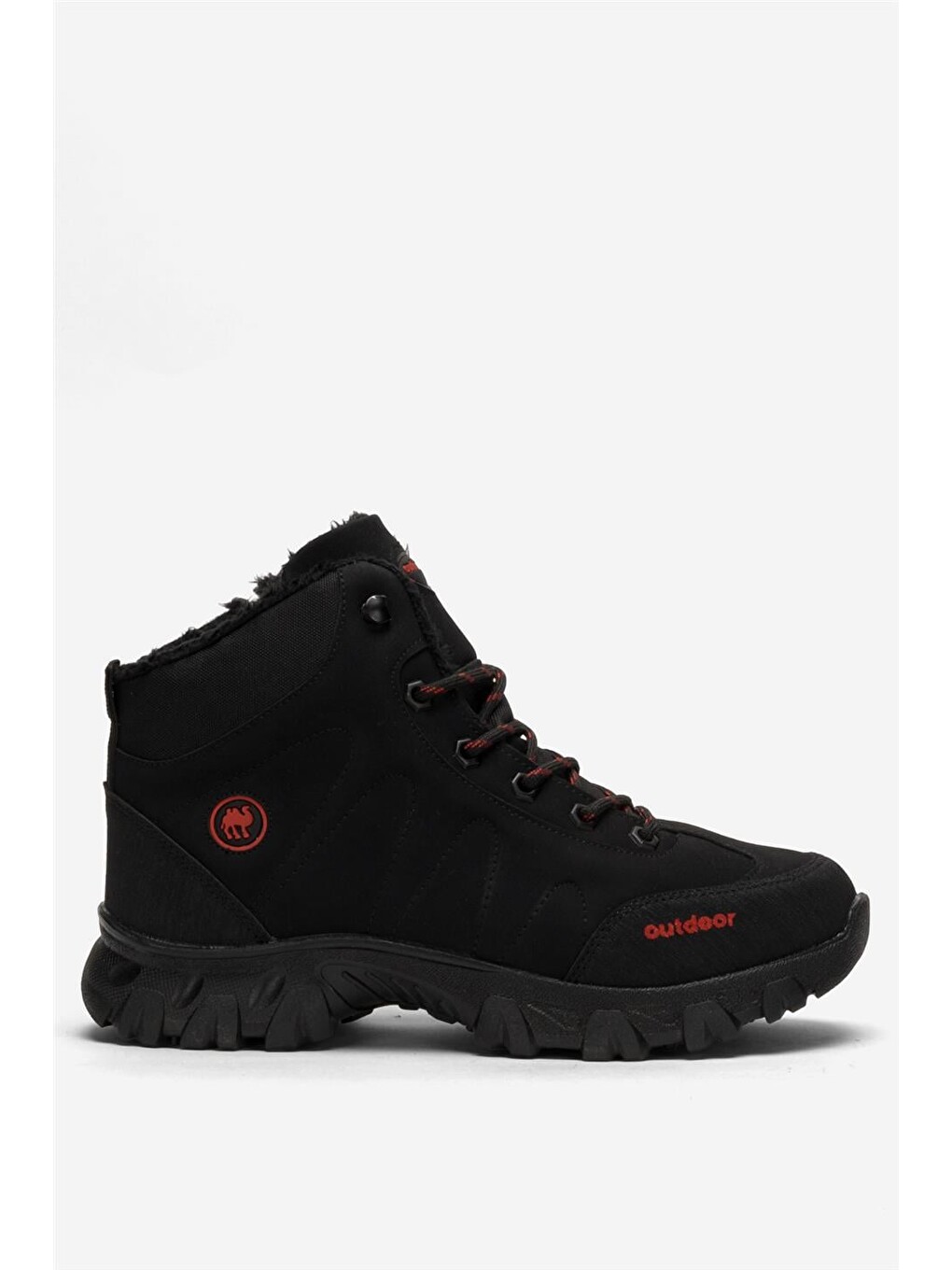 Soğuk Geçirmez Unisex Uzun Outdoor Trekking Bot Ayakkabı Siyah-1