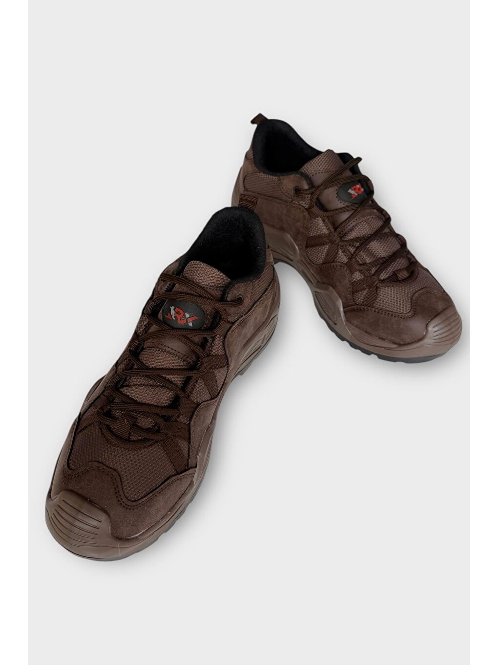 Kışlık Taktikal Su Geçirmez Ve Kaymaz Taban Erkek Trekking & Outdoor Bot Kahverengi-6