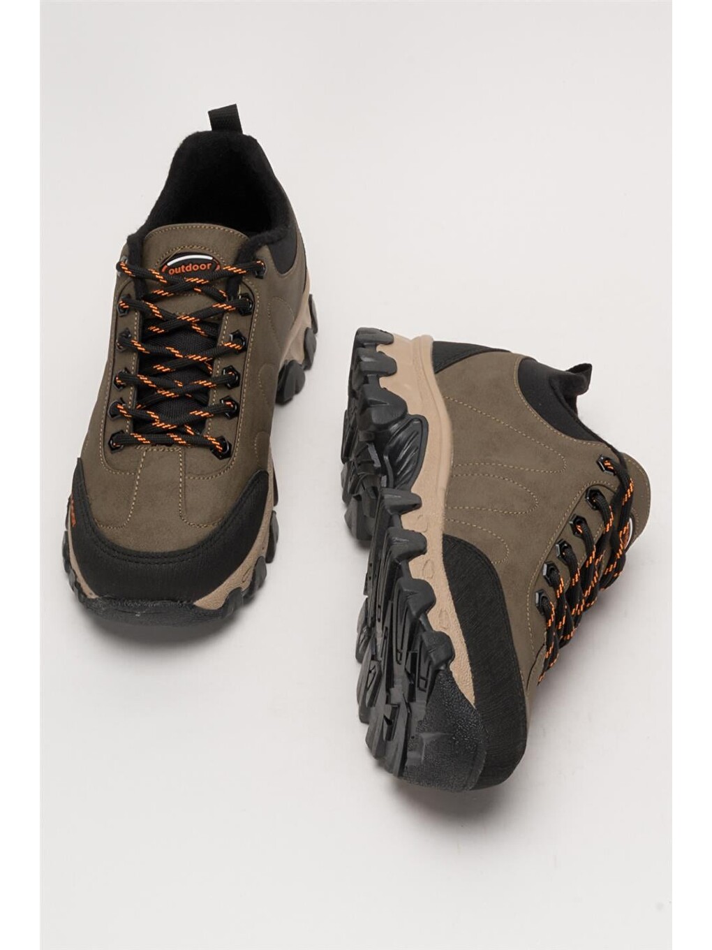 Bej Soğuk Geçirmez Unisex Outdoor Trekking Bot Ayakkabı Vizon-12