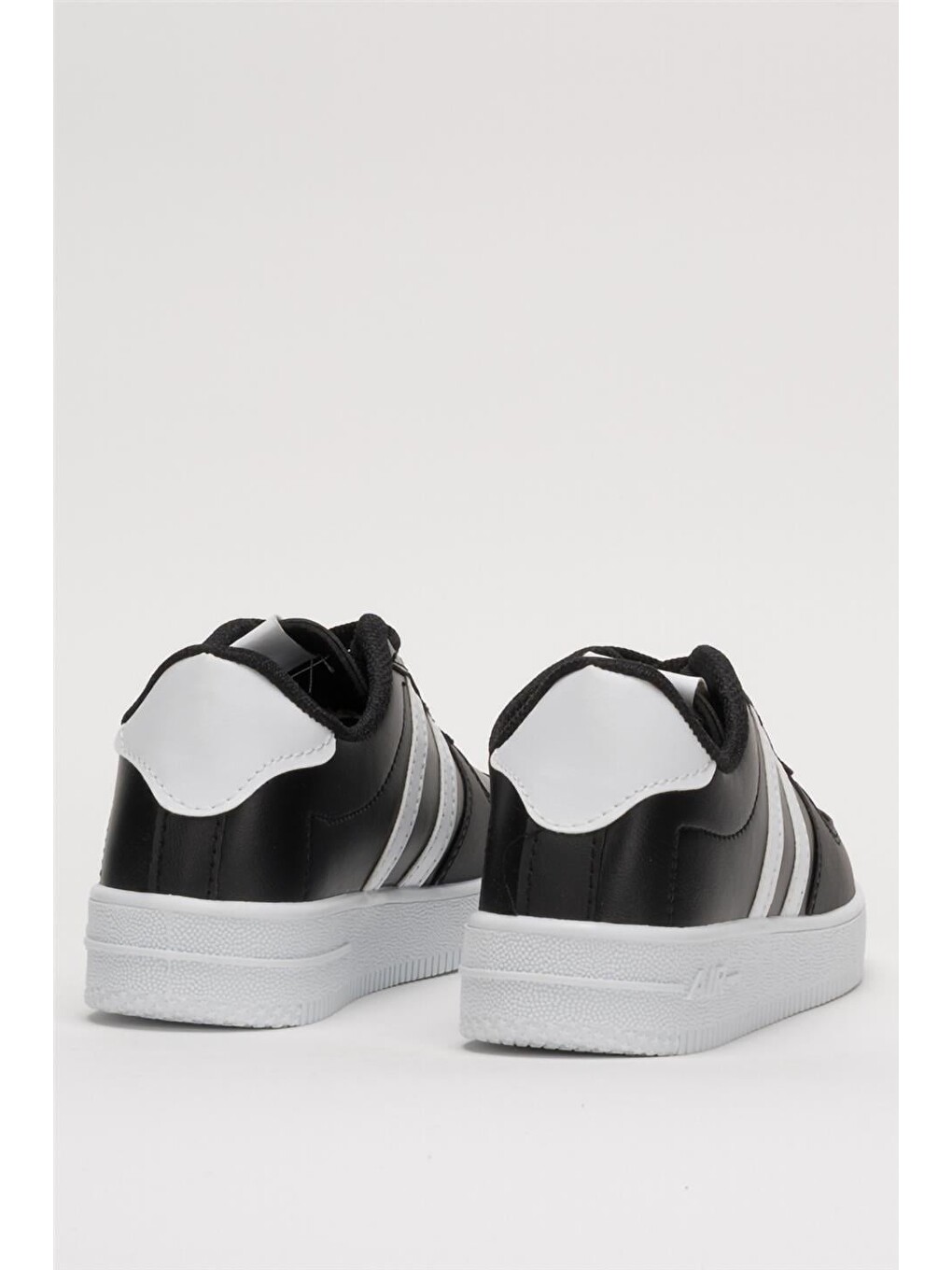 Unisex Bağcıklı Günlükspor Sneaker Ayakkabı Siyah - Beyaz-5