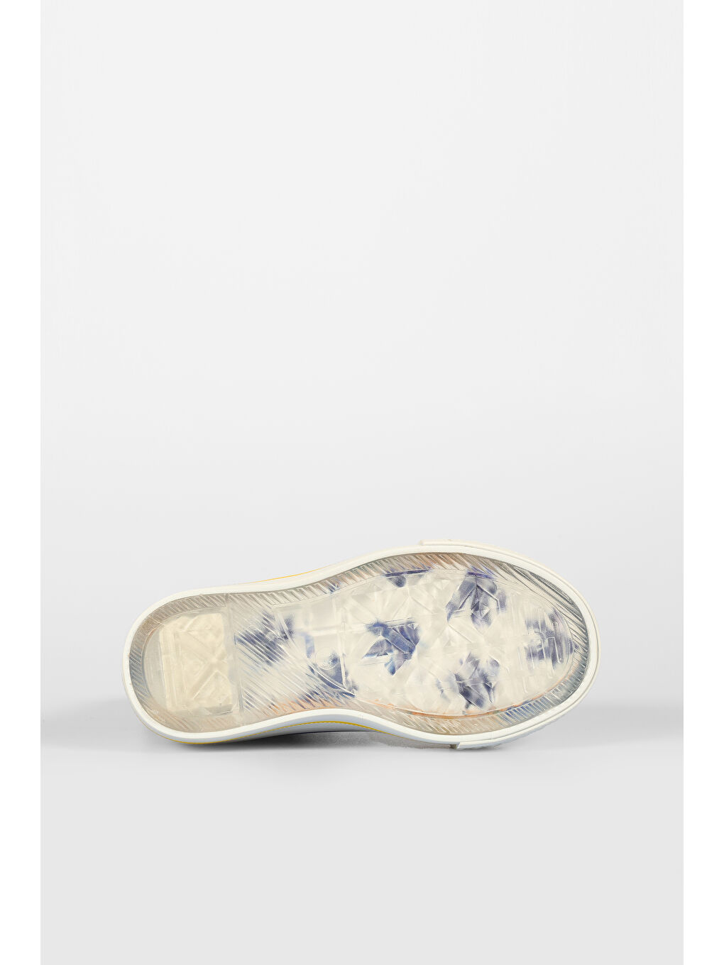 Ada Desenli Erkek Bebek Beyaz/Saks Mavi Sneaker-6