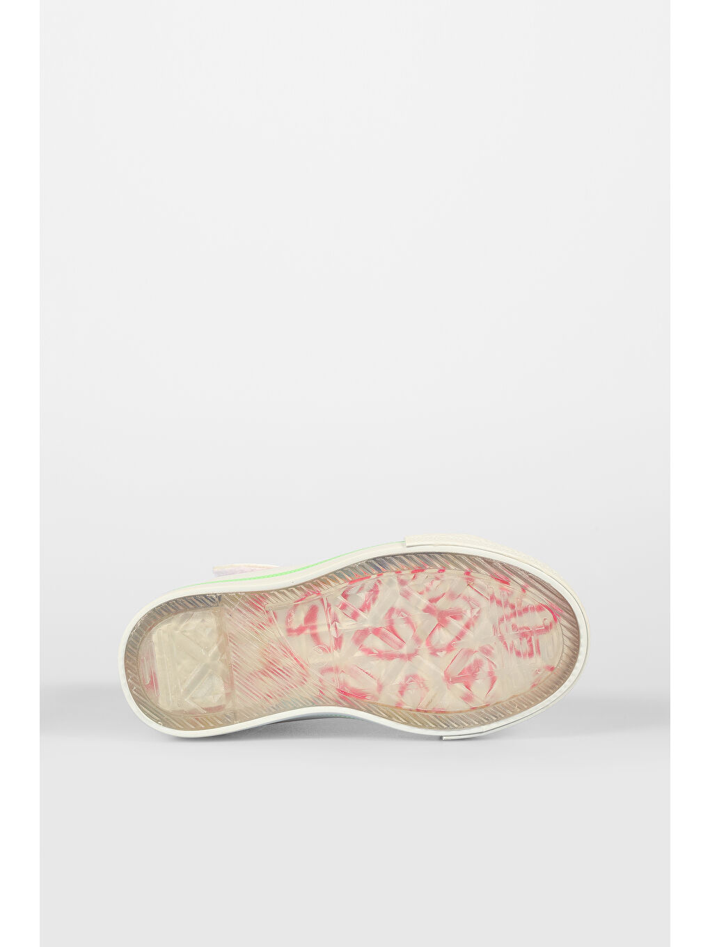 Ada Desenli Kız Bebek Beyaz/Pembe Sneaker-6