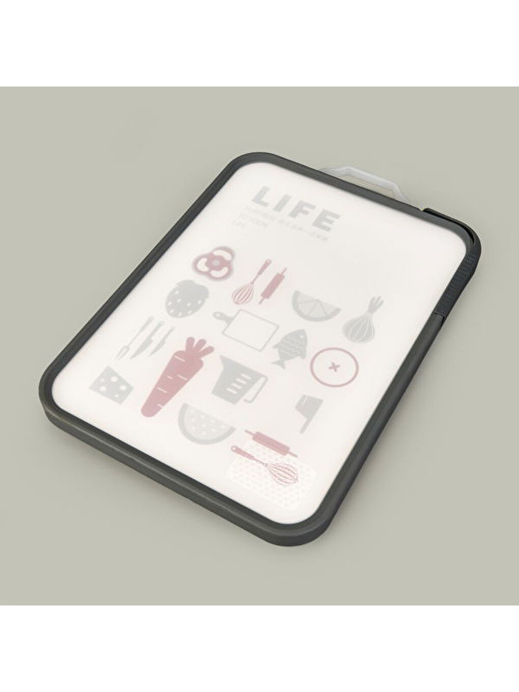 Karışık Çift Taraflı Desenli Kesme Tahtası - Asorti - 39x29 cm-8