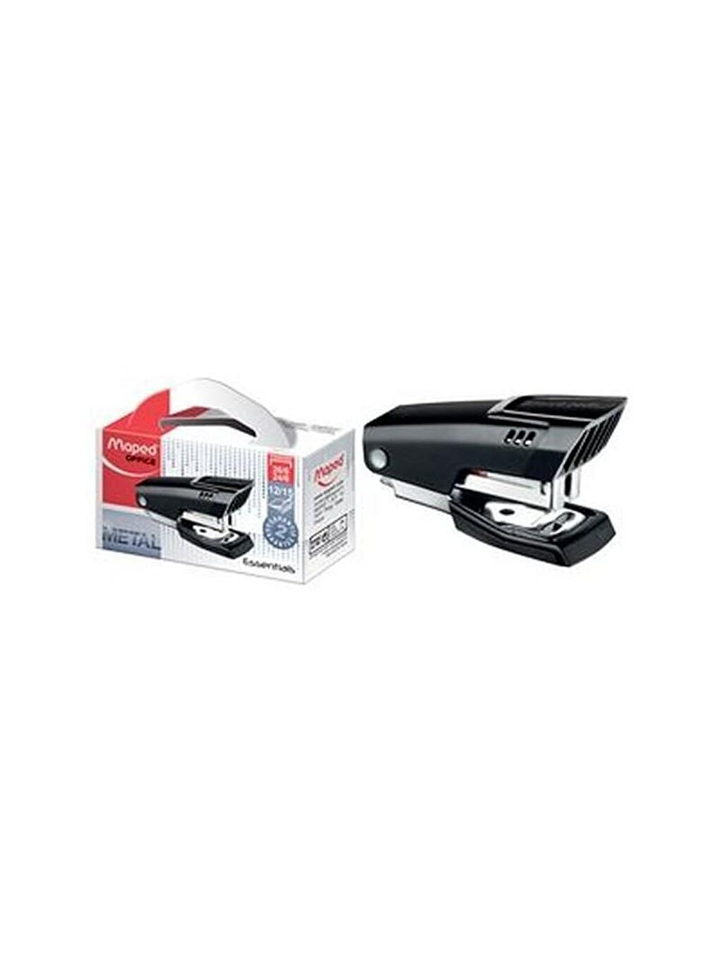 Maped Essentials Metal Mini 24/6 Zımba Siyah(524118) - 2