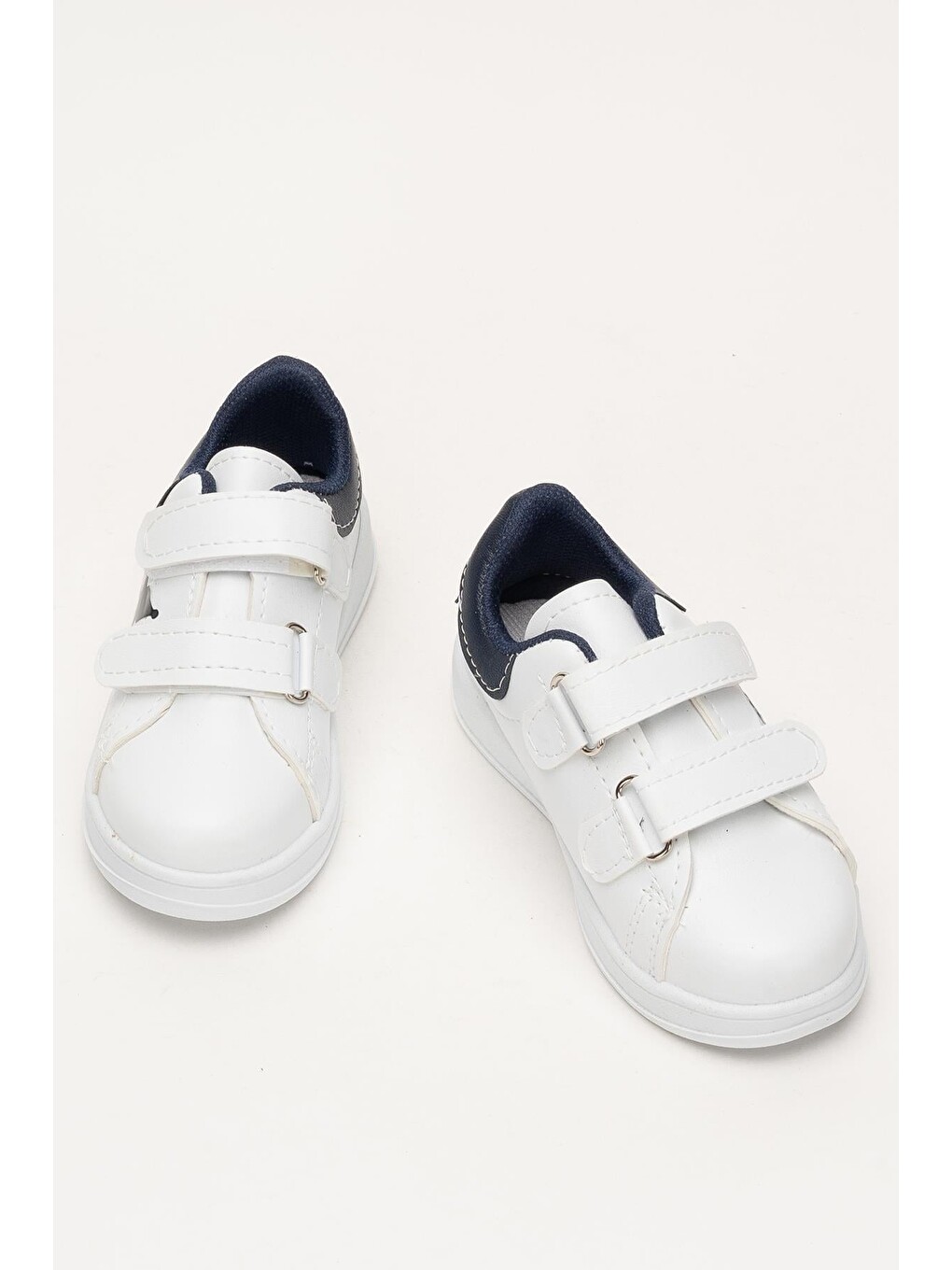 Çocuk Kuromi Baskılı Cırtlı Unisex Spor Ayakkabı Beyaz - Lacivert-9