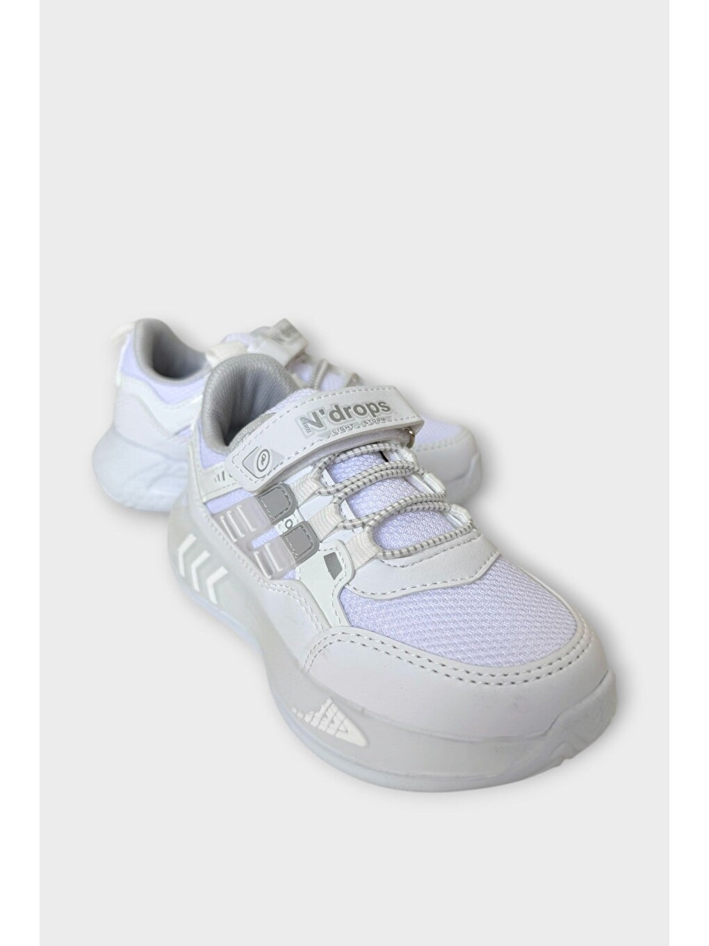 Cırtlı Hafif Anatomik Taban Günlük Sneaker Çocuk Spor Ayakkabı Beyaz-2