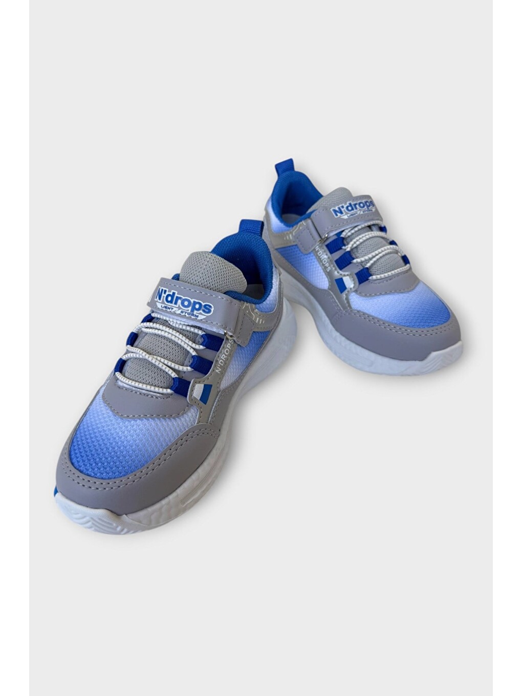 Cırtlı Hafif Anatomik Taban Günlük Sneaker Çocuk Spor Ayakkabı Gri-4