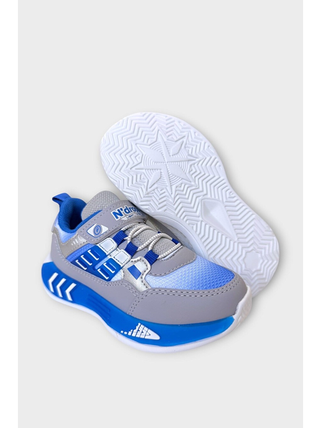 Cırtlı Hafif Anatomik Taban Günlük Sneaker Çocuk Spor Ayakkabı Gri-8