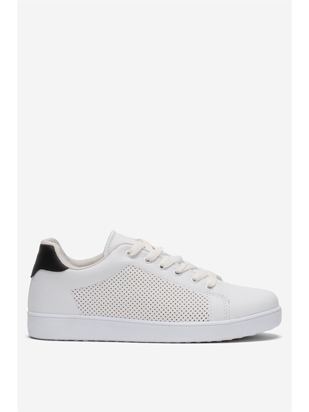 Kadın Spor Sneaker Ayakkabı Beyaz - Siyah