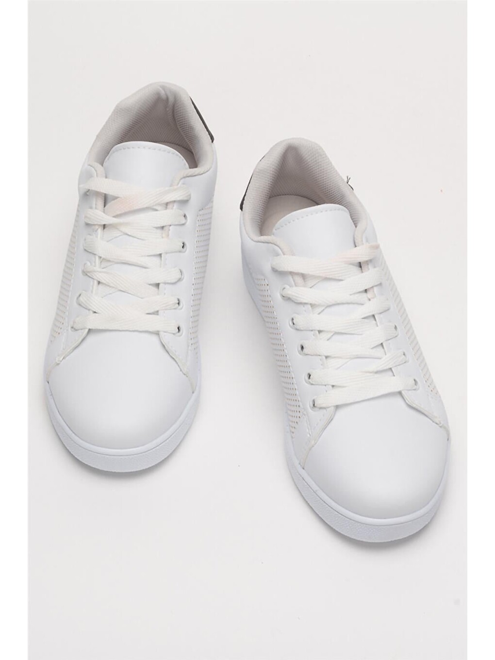 Kadın Spor Sneaker Ayakkabı Beyaz - Siyah-5
