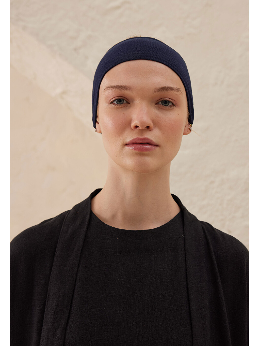 Silikonlu Kaydırmaz Bandana Lacivert