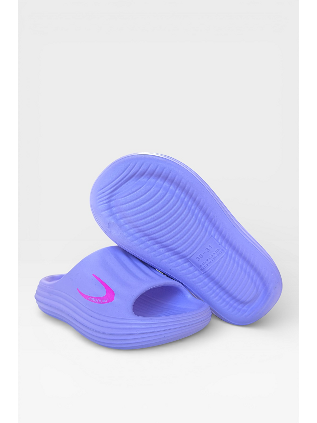 Çocuk Ultra Yumuşak Plaj Havuz Deniz Günlük Eva Terlik Lila-4
