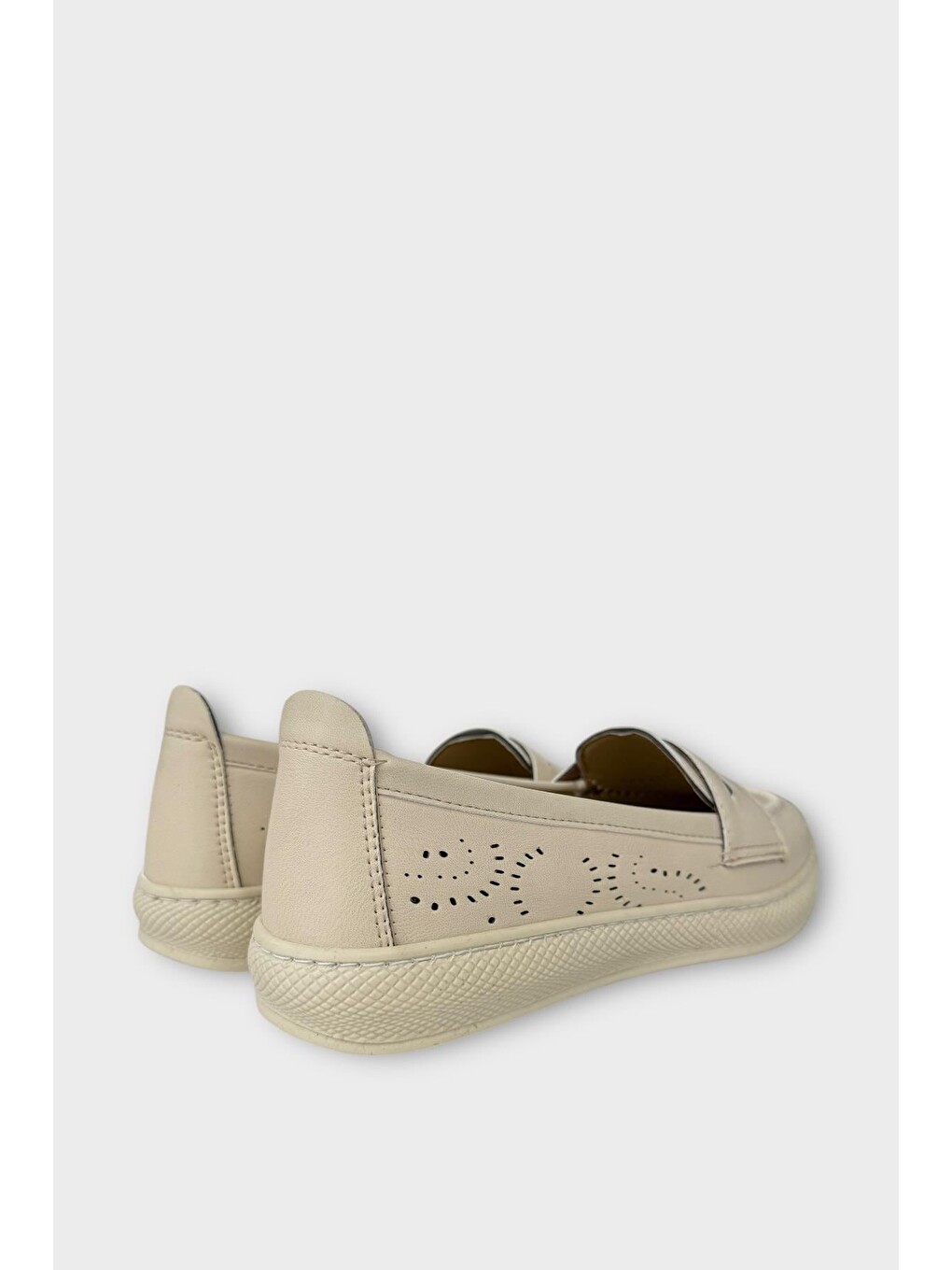 Kadın Ortopedik Yumuşak Comfort Casual Ayakkabı Bej-5