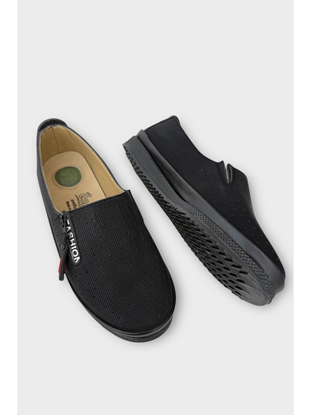 Kadın Ortopedik Yumuşak Comfort Günlük Ayakkabı Siyah-6