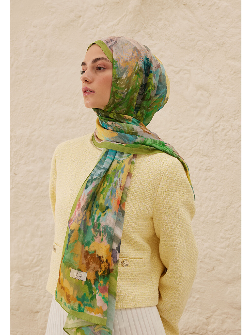 Esther Desen Rami Şal Yeşil-2