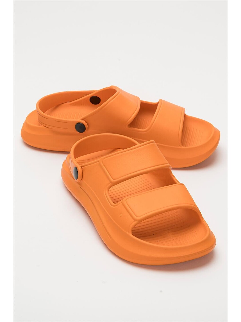 Unisex Ortopedik Deniz Havuz Terliği Sandalet Turuncu-2