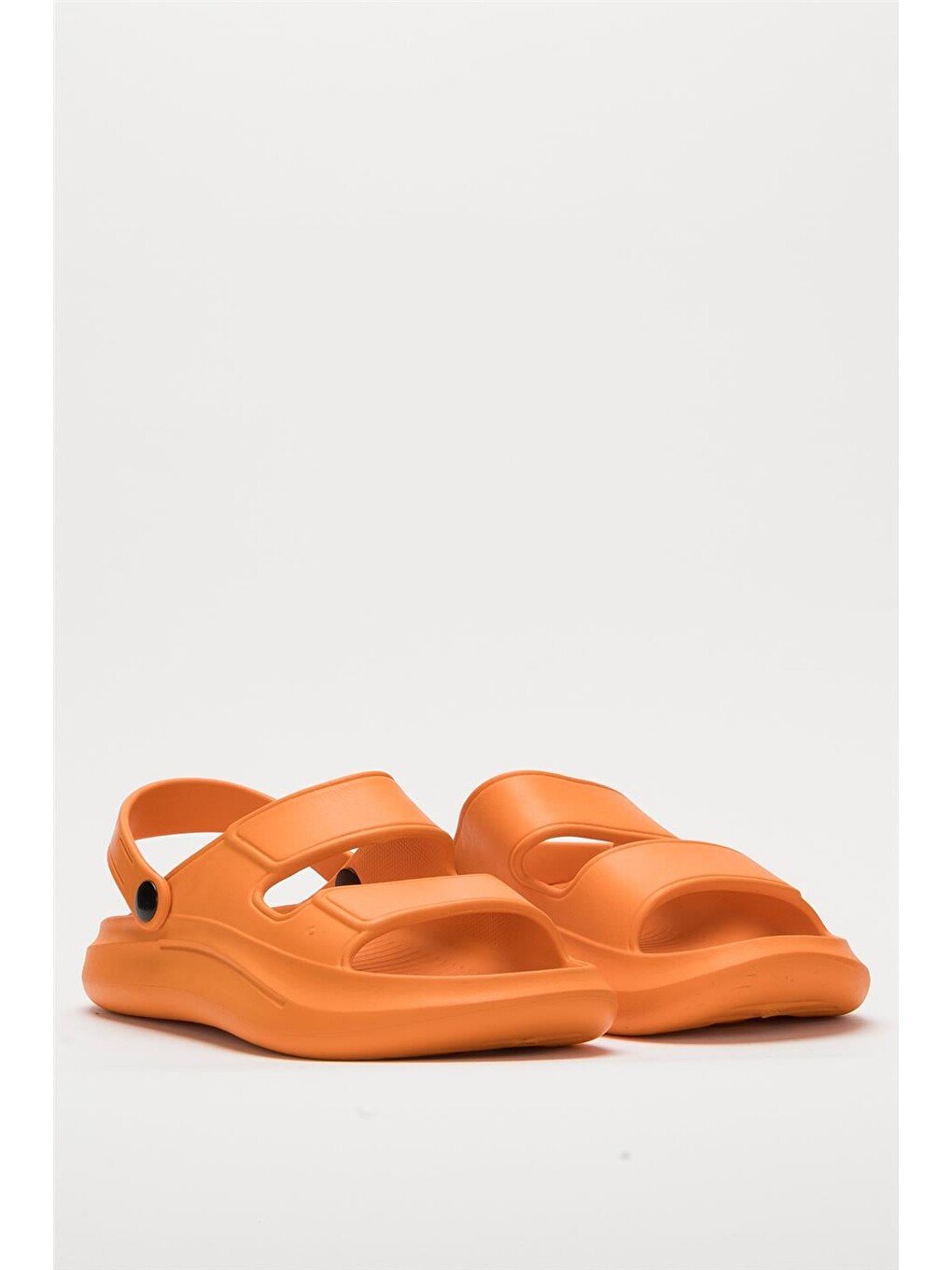 Unisex Ortopedik Deniz Havuz Terliği Sandalet Turuncu-4