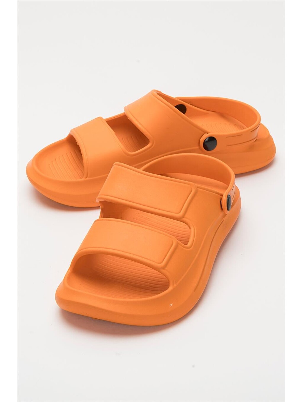 Unisex Ortopedik Deniz Havuz Terliği Sandalet Turuncu-8