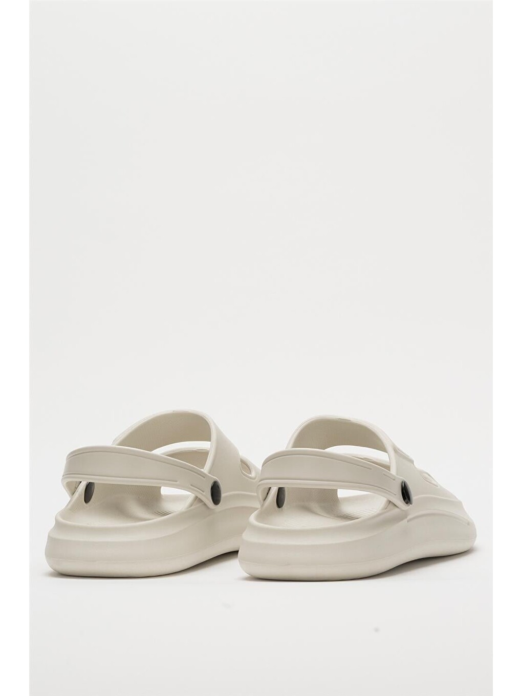 Ekru Unisex Ortopedik Deniz Havuz Terliği Sandalet Krem-3