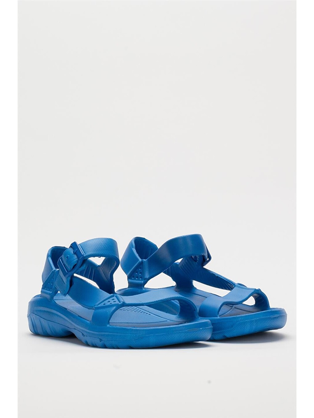 Unisex Eva Spor Kaymaz Yürüyüş Sandaleti Mavi-3