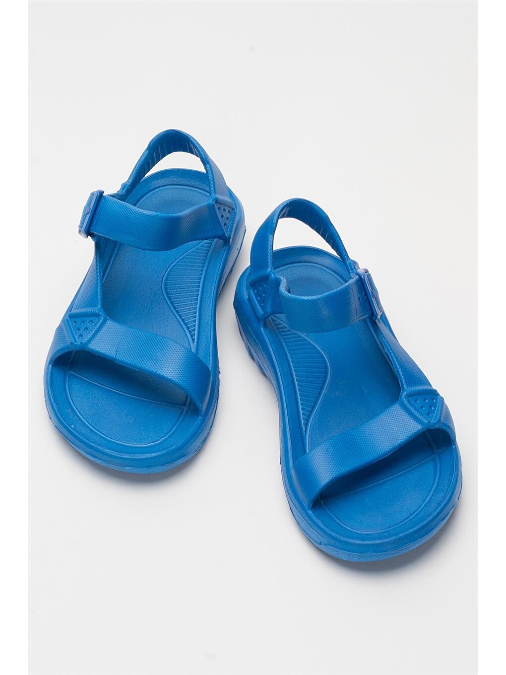 Unisex Eva Spor Kaymaz Yürüyüş Sandaleti Mavi-10