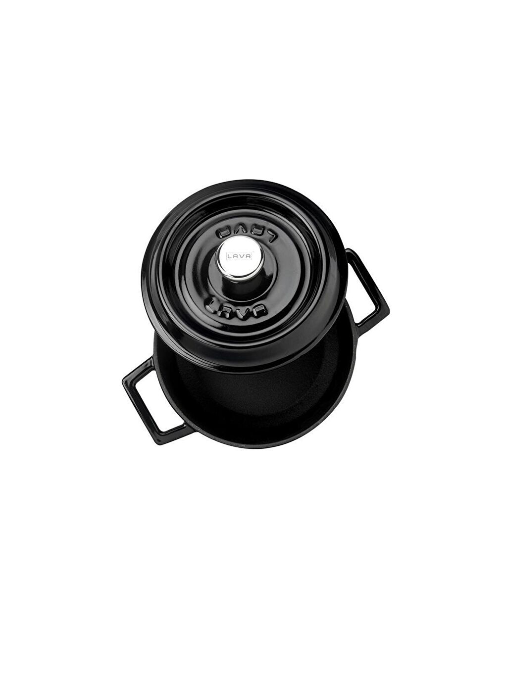 Siyah Yuvarlak Tencere. Trendy Çap(Ø) 14cm.-2